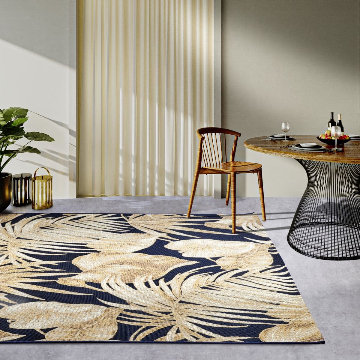 Kusový koberec Villeroy & Boch 1767 106061 Dark Blue Gold 2