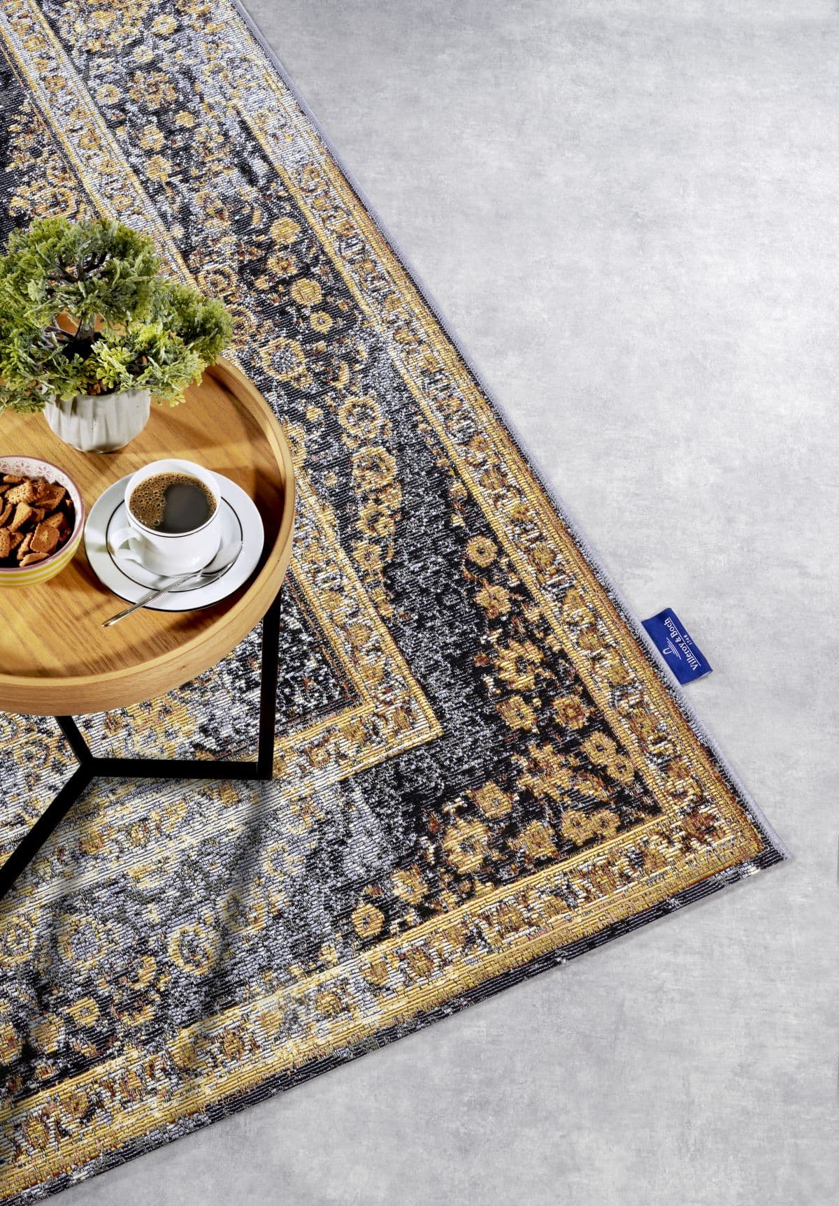 Kusový koberec Villeroy & Boch 1767 106065 Anthracite Gold 5