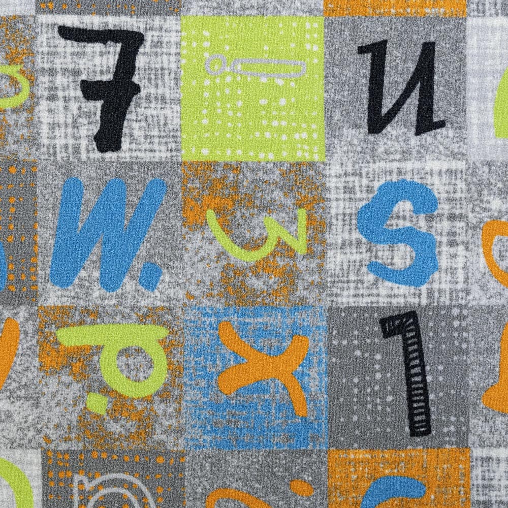 Dětský metrážový koberec ALPHABET 150 2