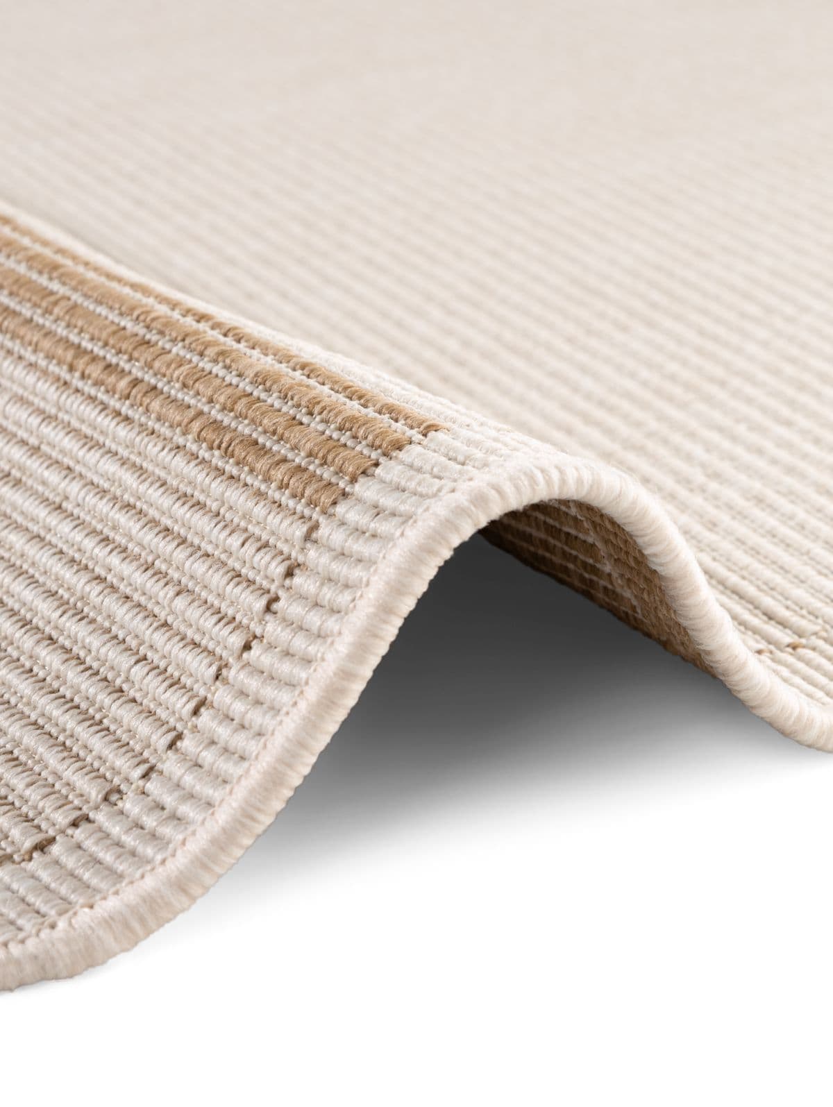 Kusový běhoun Northrugs Duet 106245 Jute White 7