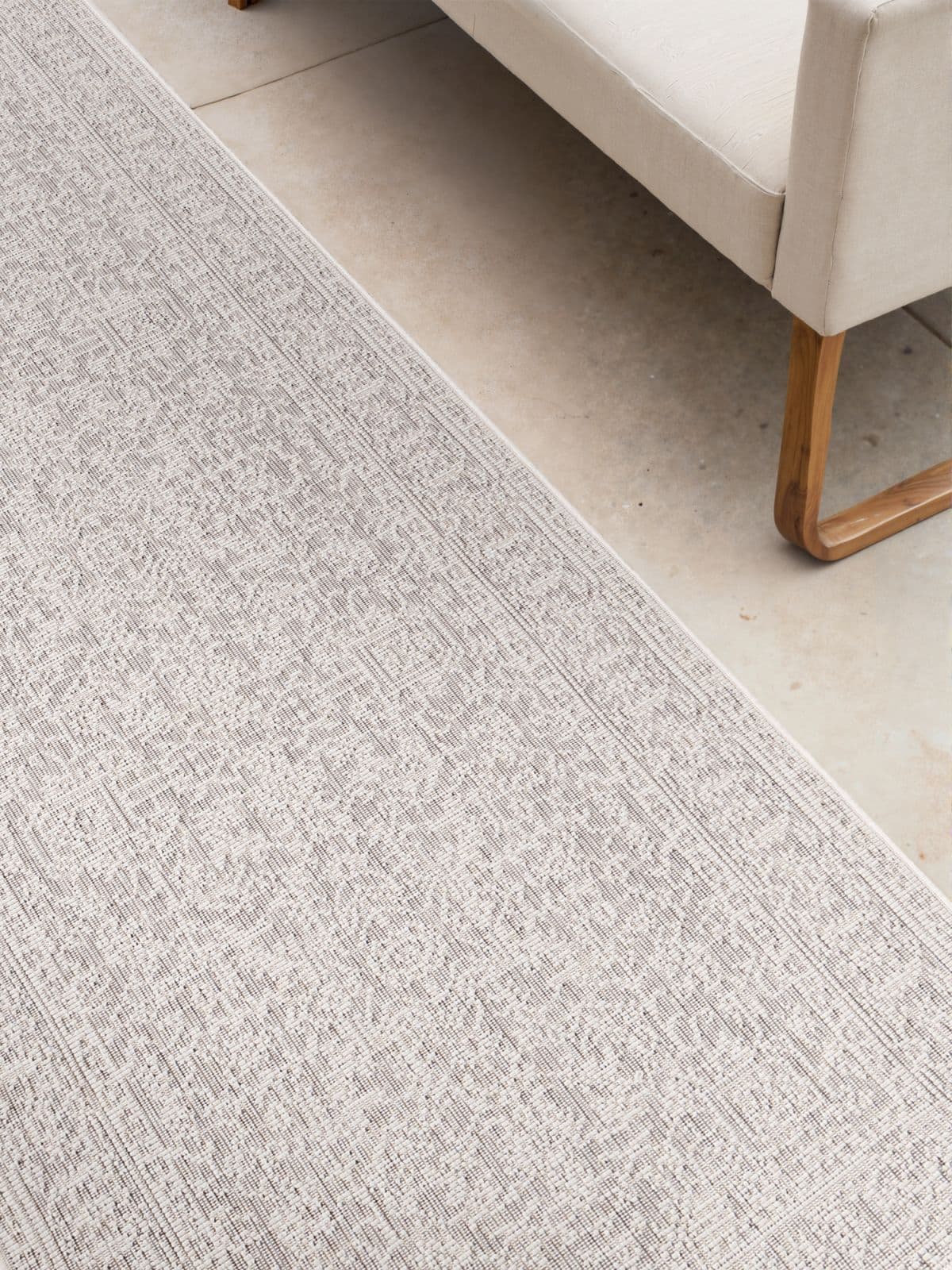 Kusový běhoun Northrugs Duet 106249 White Grey 6