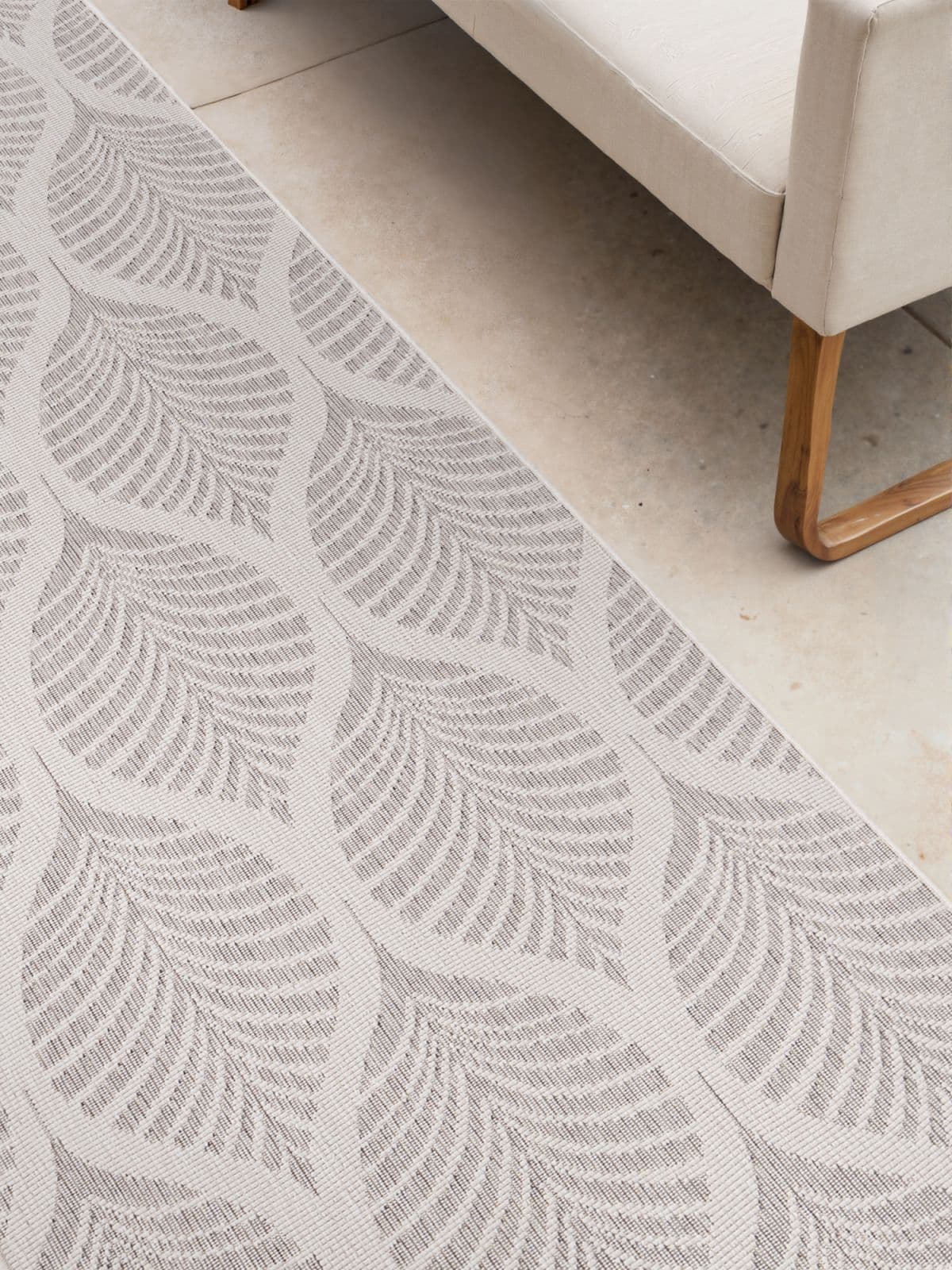Kusový běhoun Northrugs Duet 106246 White Grey 6