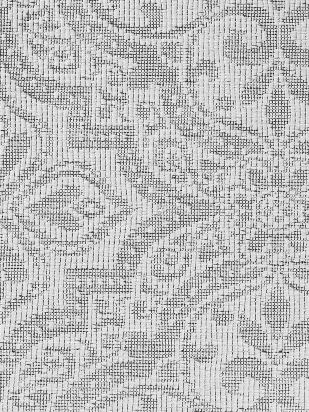 Kruhový kusový koberec Northrugs Duet 106251 White Grey 9