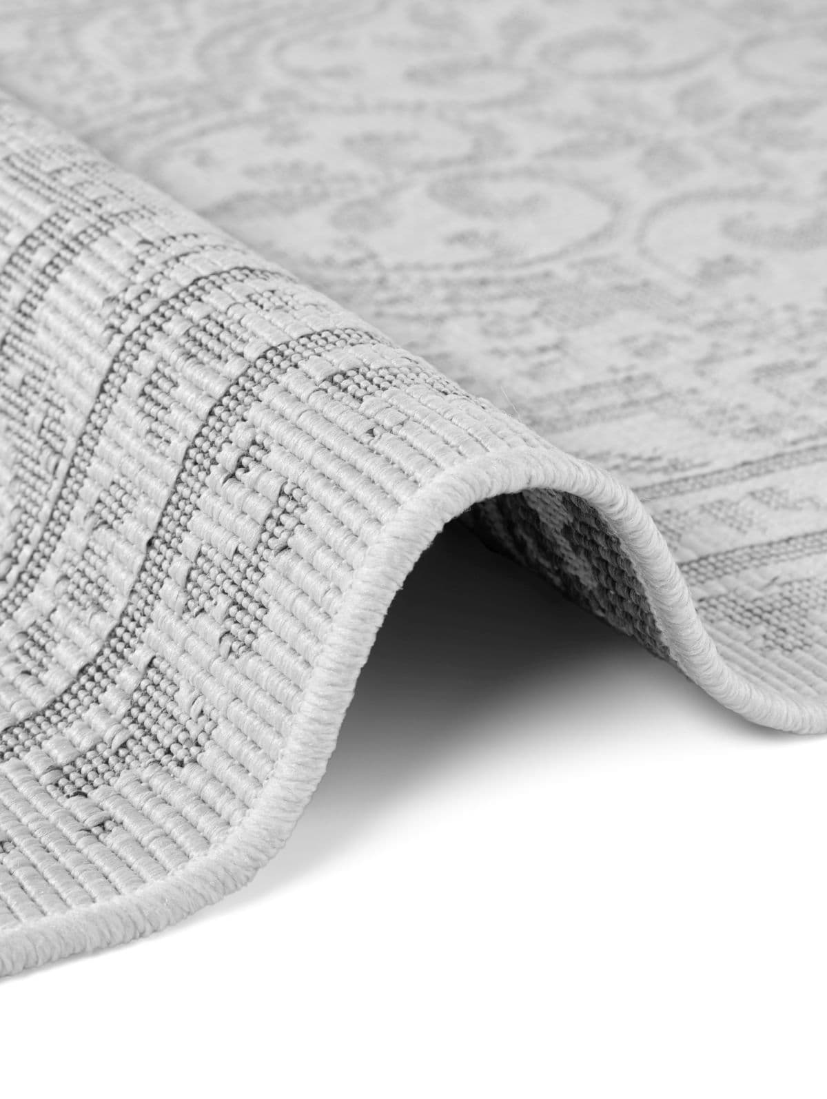 Kusový běhoun Northrugs Duet 106251 White Grey 7