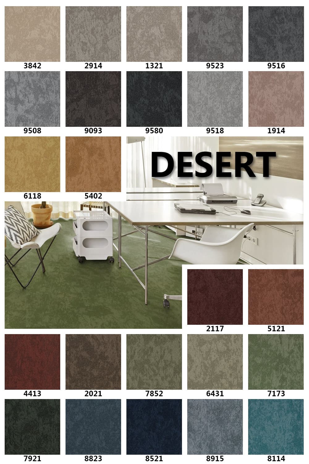 Kobercové čtverce DESERT 4413 3