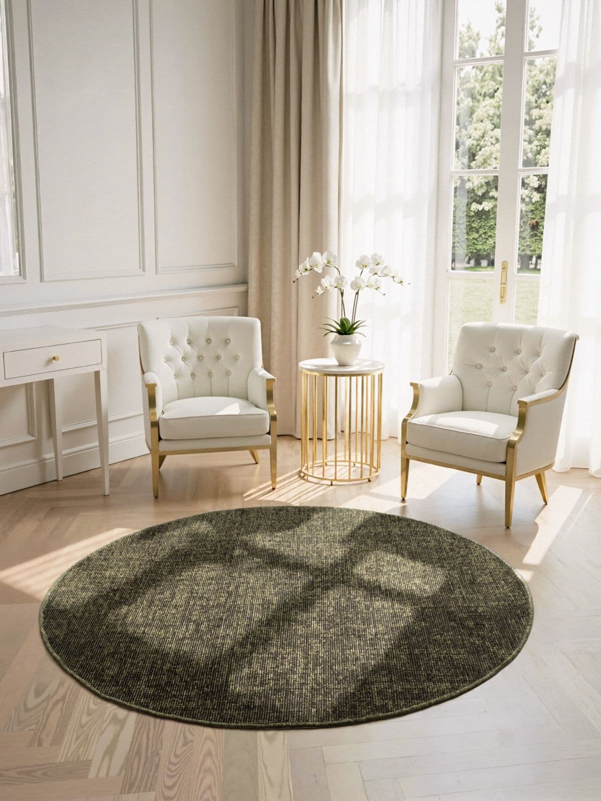 Kruhový kusový koberec Elle Decoration Brilliance 106313 Green Ø 160 cm 2