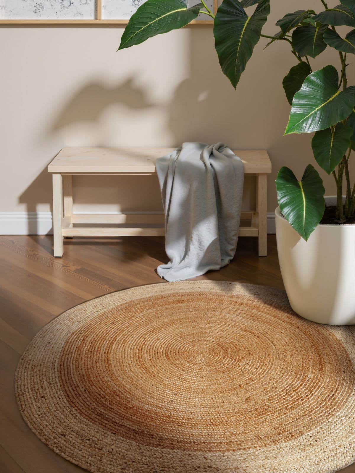Kruhový kusový koberec Hanse Home Jutta 106226 Gold Ø 100 cm 5