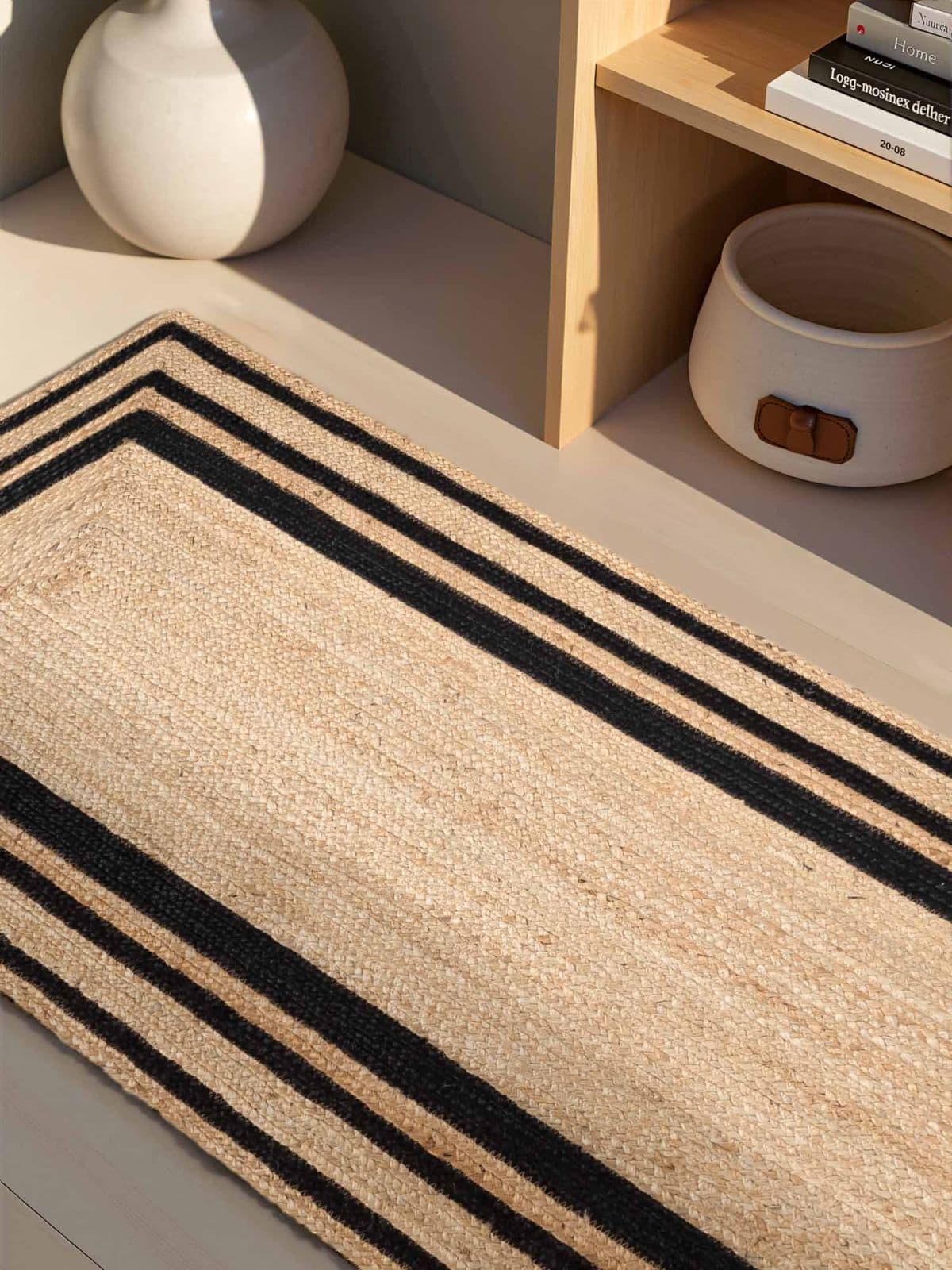 Kusový běhoun Hanse Home Jutta 106302 Natural Gold Black 6