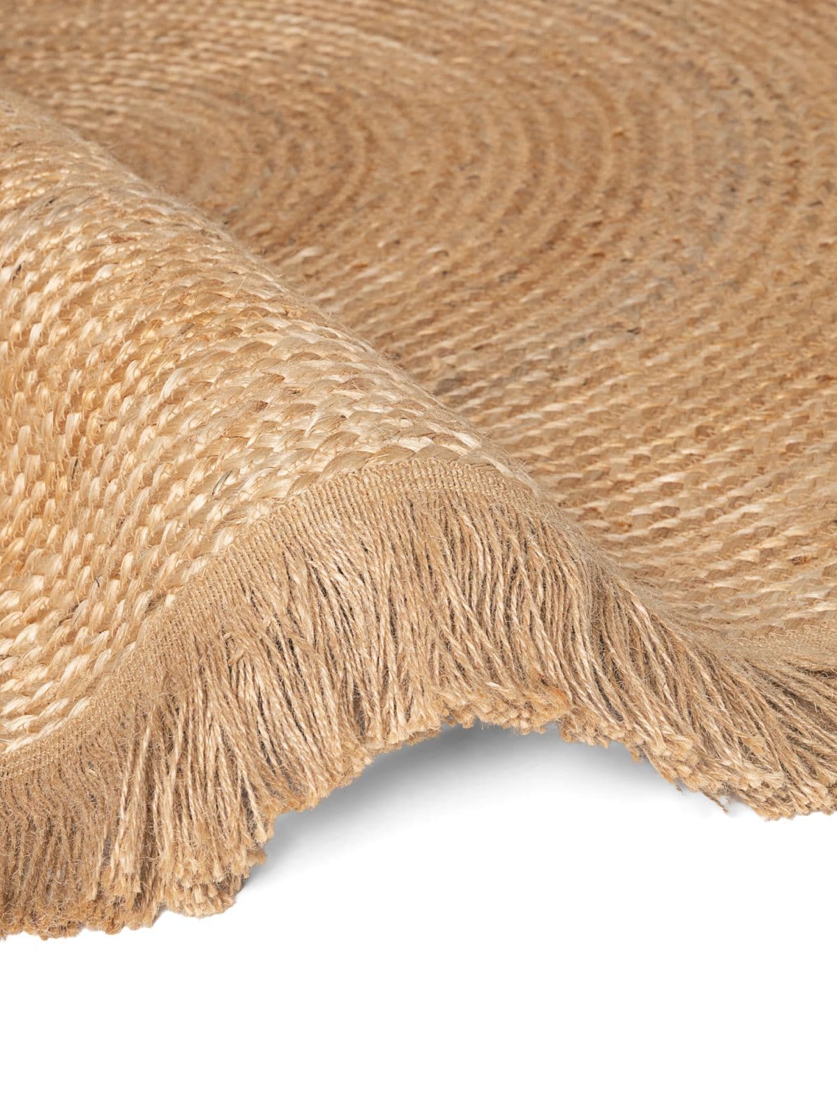 Kruhový kusový koberec Hanse Home Jute Braided 106332 Natural Gold Ø 150 cm 2