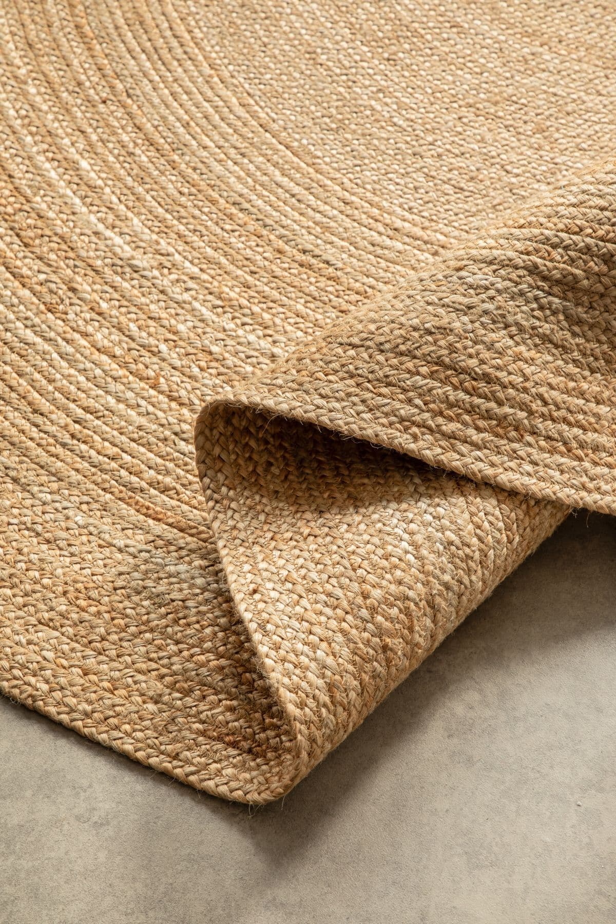 Kruhový kusový koberec Hanse Home Jute Braided 106005 Gold Ø 100 cm 3