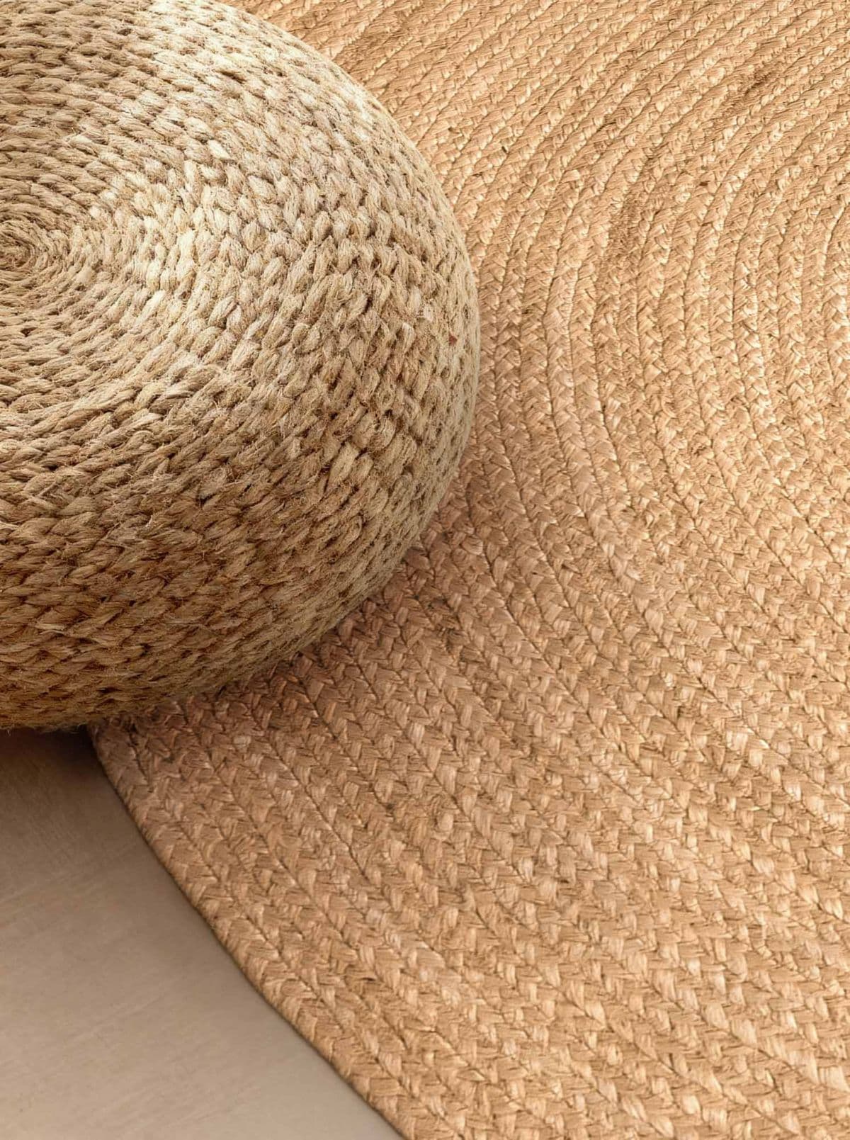 Kruhový kusový koberec Hanse Home Jute Braided 106005 Gold Ø 100 cm 6