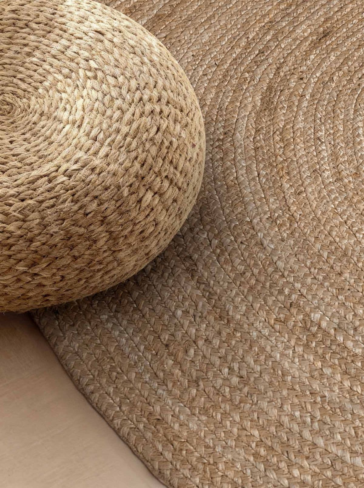 Kruhový kusový koberec Hanse Home Jute Braided 106006 Grey Brown Ø 100 cm 6