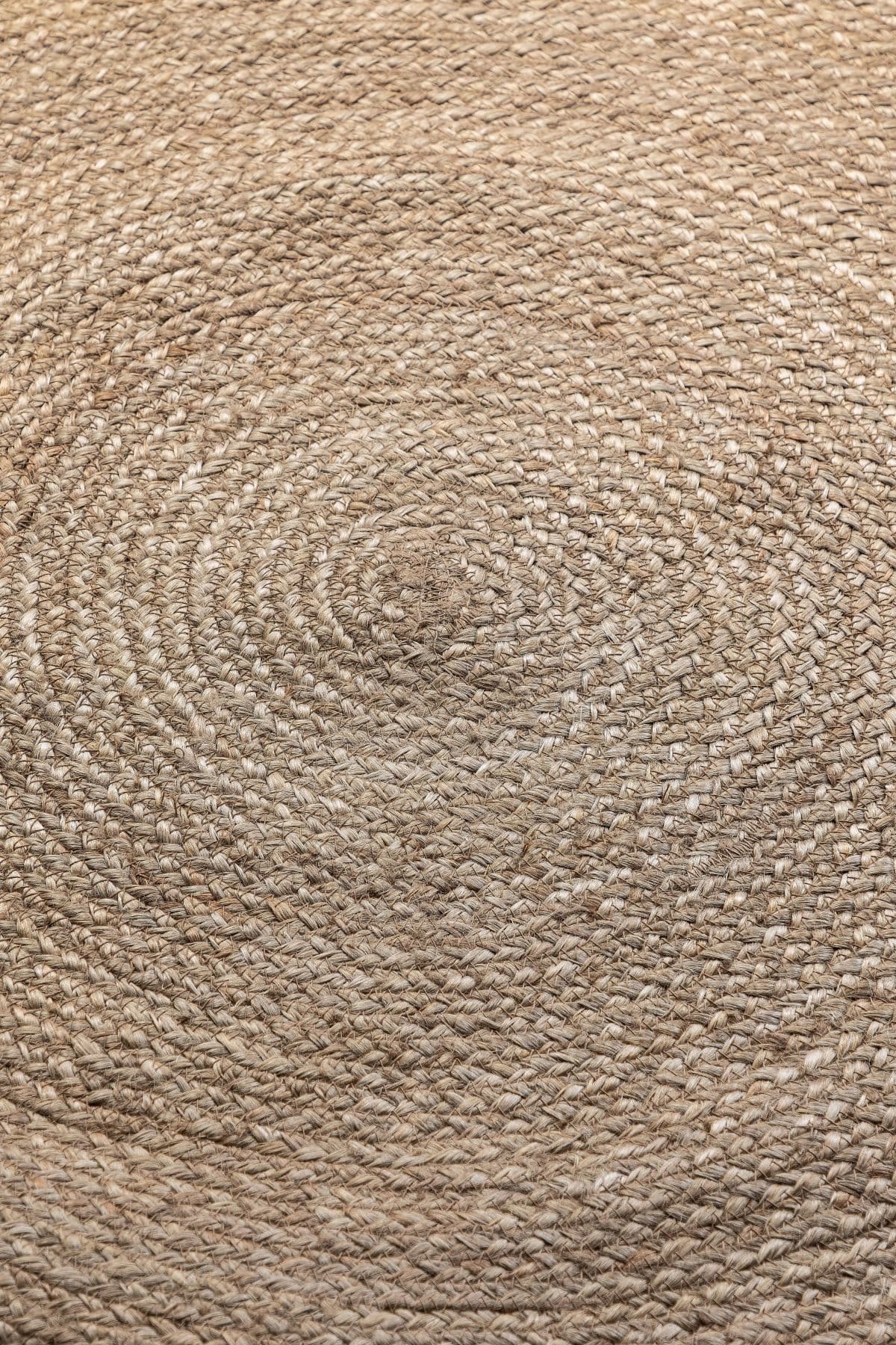 Kruhový kusový koberec Hanse Home Jute Braided 106006 Grey Brown Ø 100 cm 8