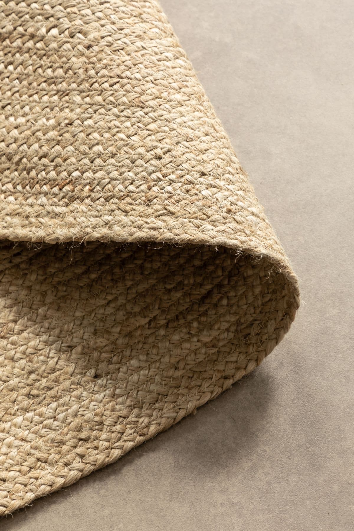Kruhový kusový koberec Hanse Home Jute Braided 106007 Ivory Ø 100 cm 2