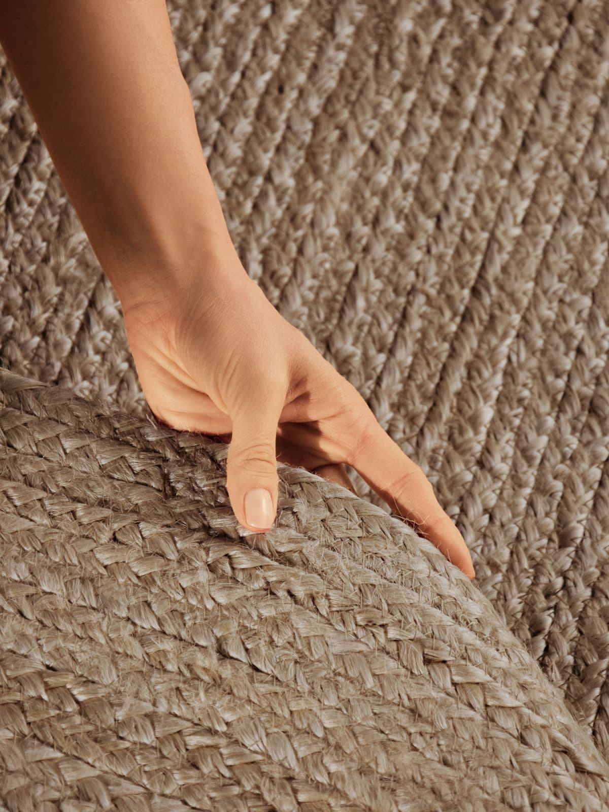 Kusový koberec Hanse Home Jute Braided 106006 Natural Grey Brown - ovál 3