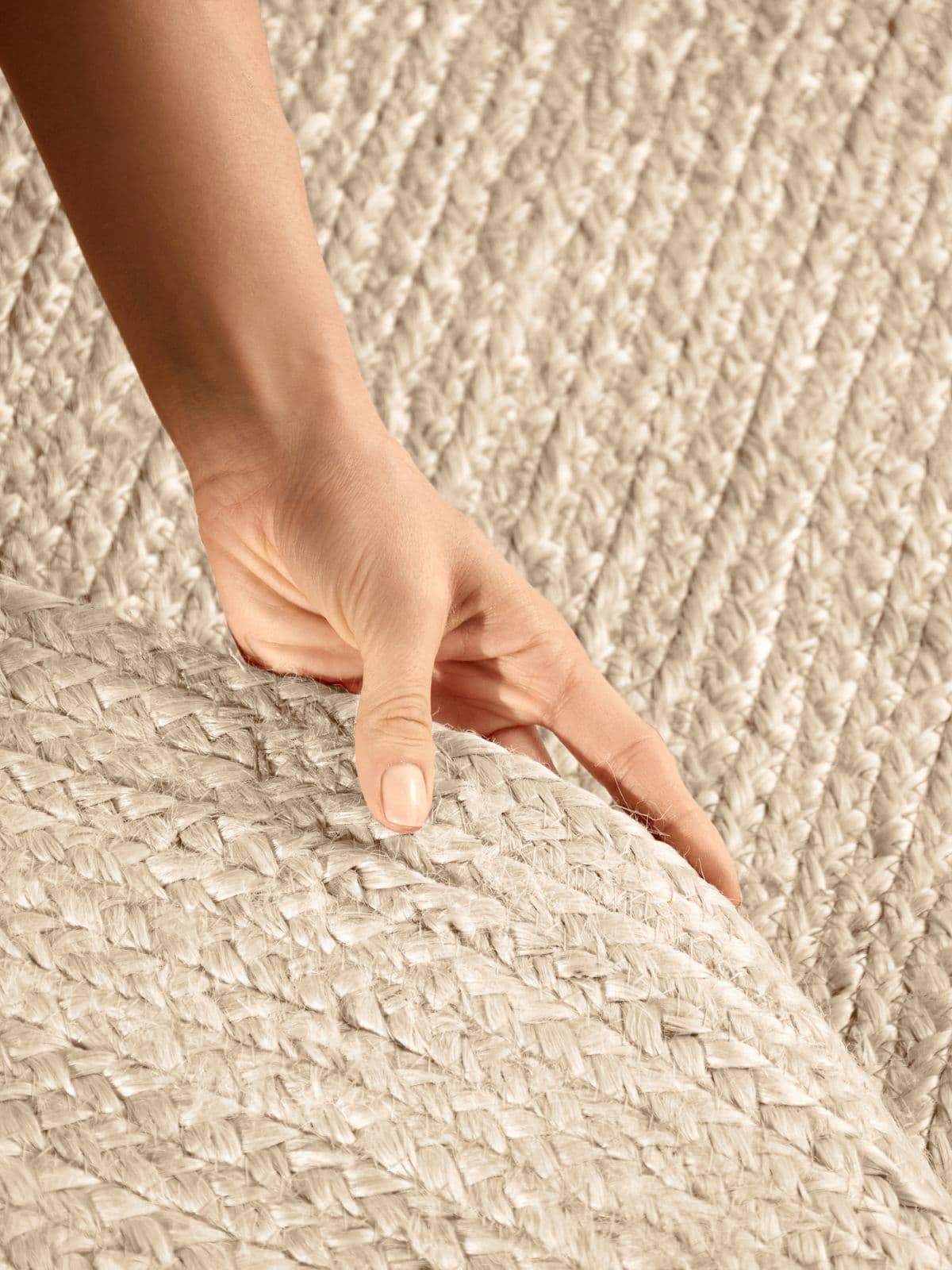 Kusový koberec Hanse Home Jute Braided 106007 Natural Ivory - ovál 3