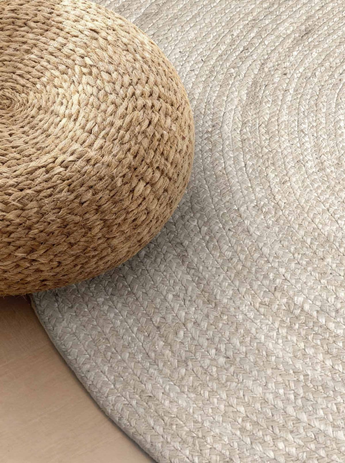 Kusový koberec Hanse Home Jute Braided 106321 White - ovál 6