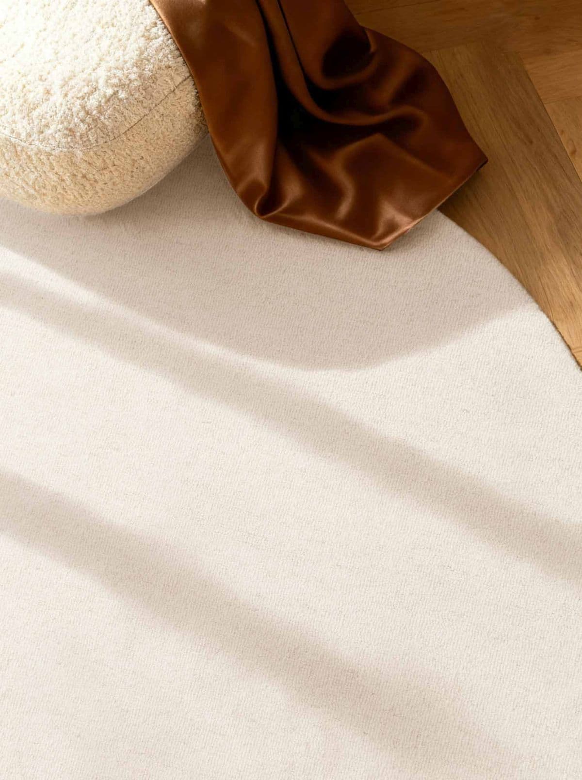Kruhový kusový koberec Elle Decoration Puristic 106318 Natural White Ø 160 cm 6