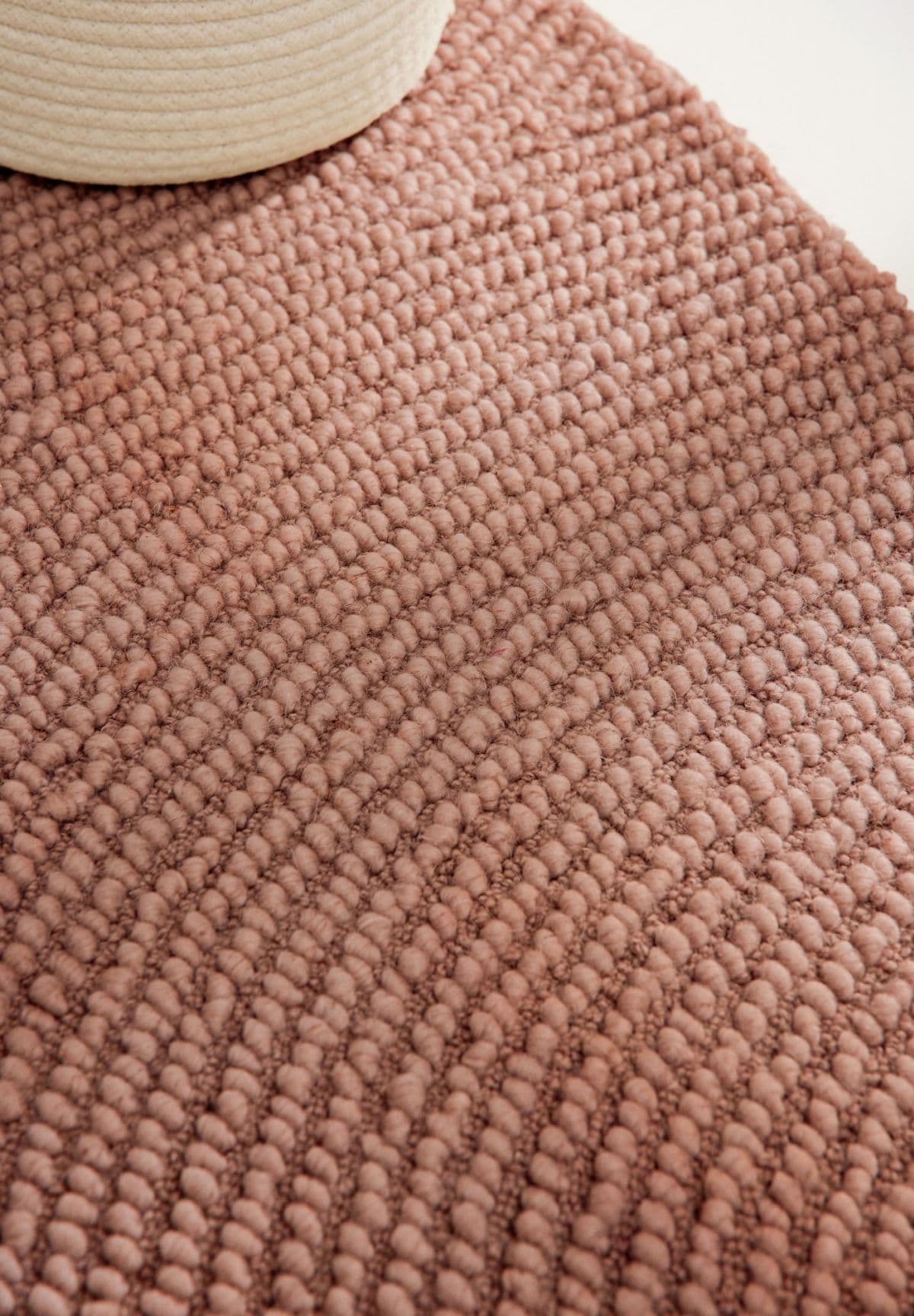 Kruhový kusový koberec Hanse Home Calmio 106403 Vintage Pink Ø 120 cm 4
