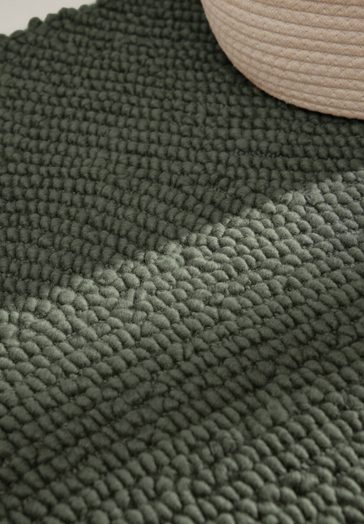 Kruhový kusový koberec Hanse Home Calmio 106404 Green Ø 120 cm 4