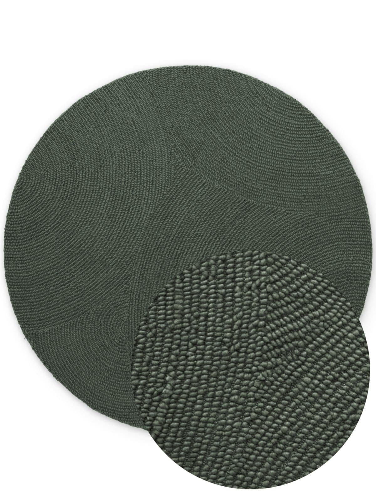 Kruhový kusový koberec Hanse Home Calmio 106404 Green Ø 120 cm 7