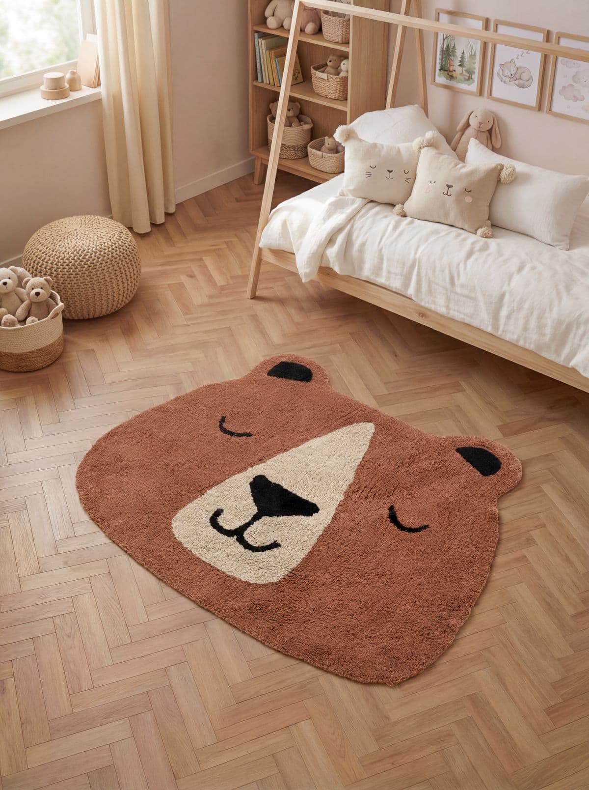 Dětský kusový koberec Hanse Home Snuggle 106449 Brown 5