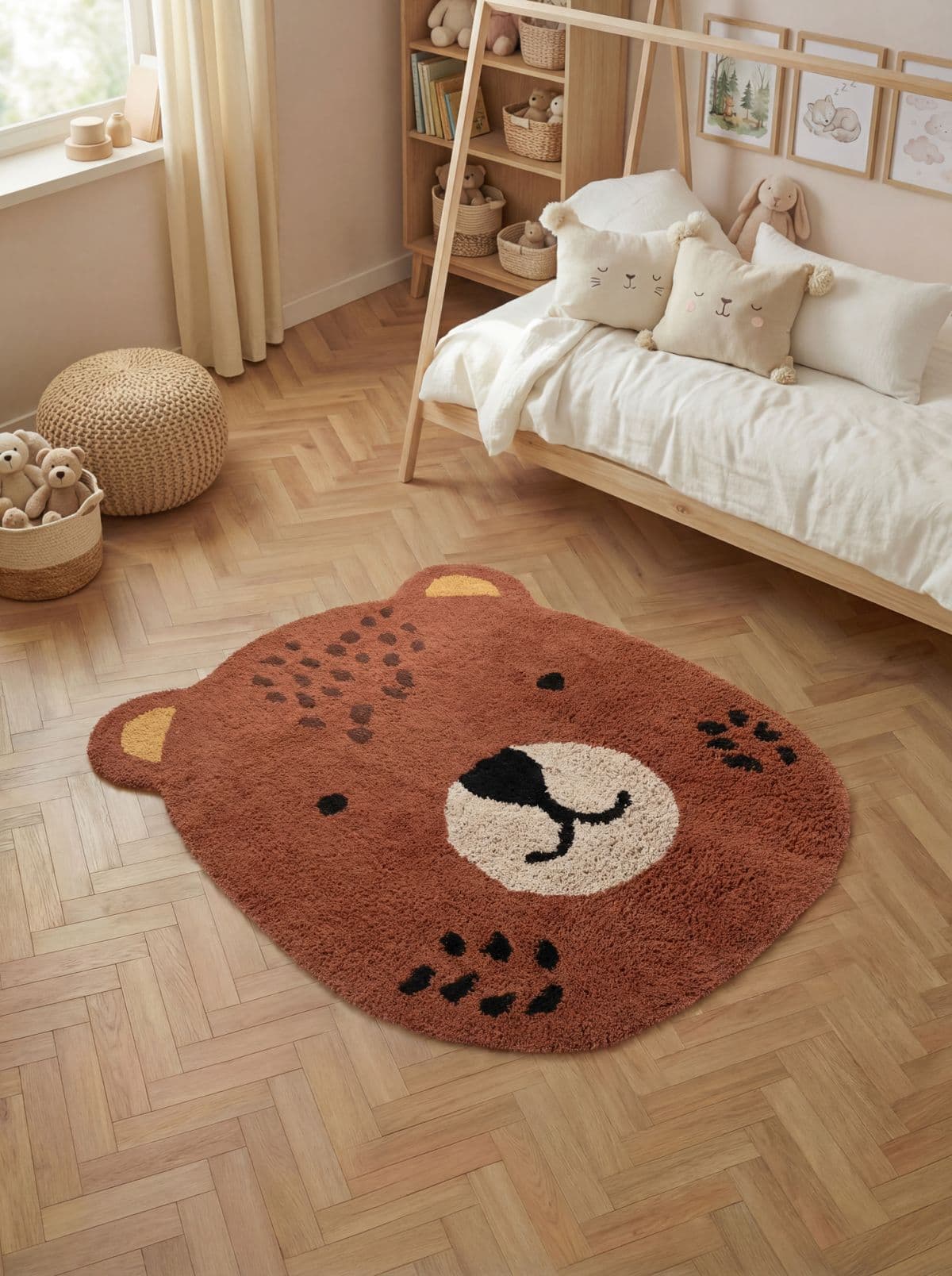 Dětský kusový koberec Hanse Home Snuggle 106455 Brown Multicolor 5