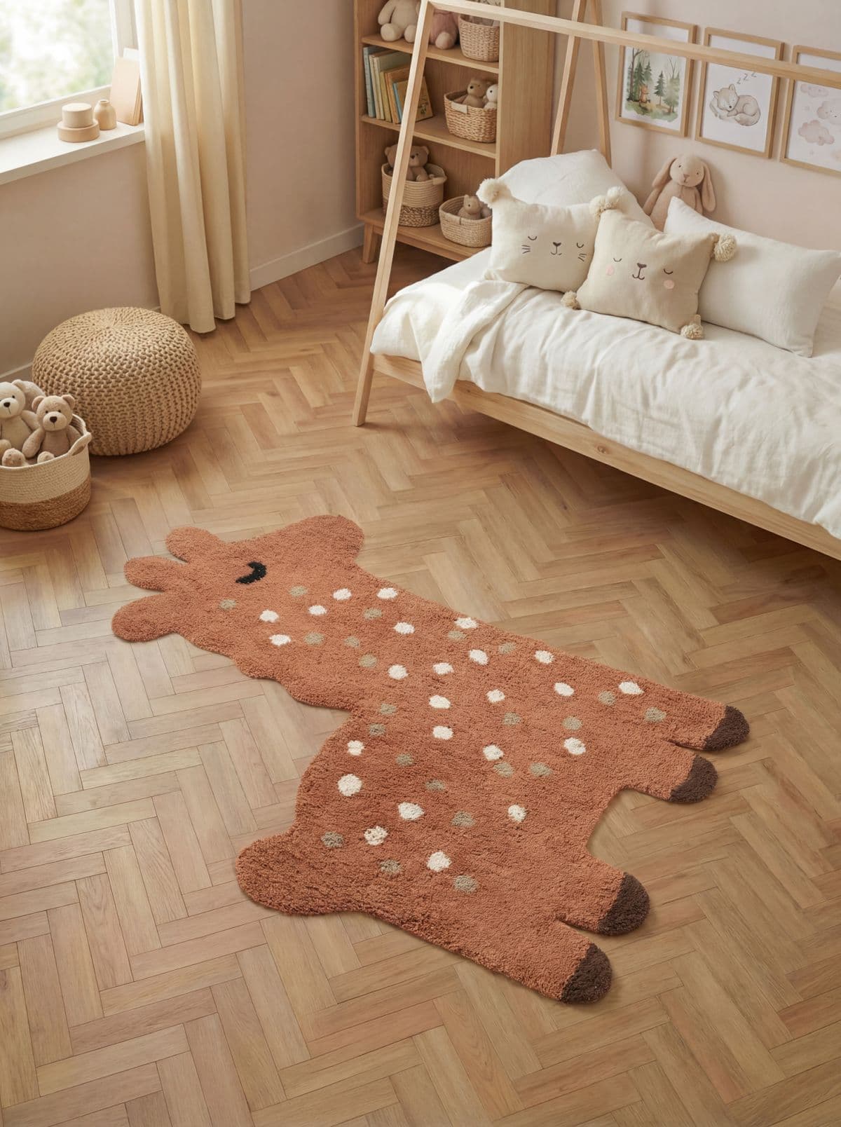 Dětský kusový koberec Hanse Home Snuggle 106460 Brown 5