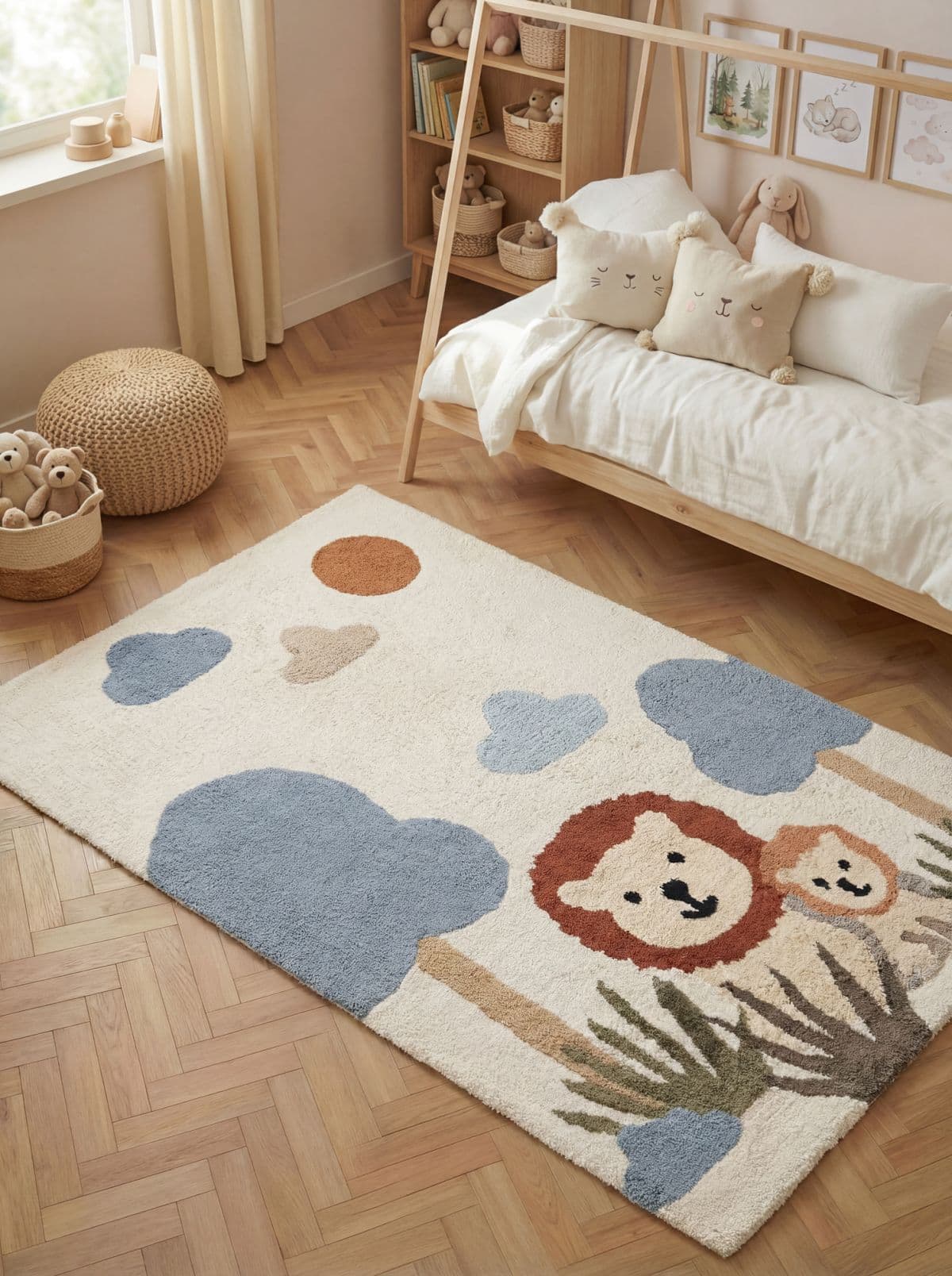 Dětský kusový koberec Hanse Home Snuggle 106466 Cream Multicolor 5
