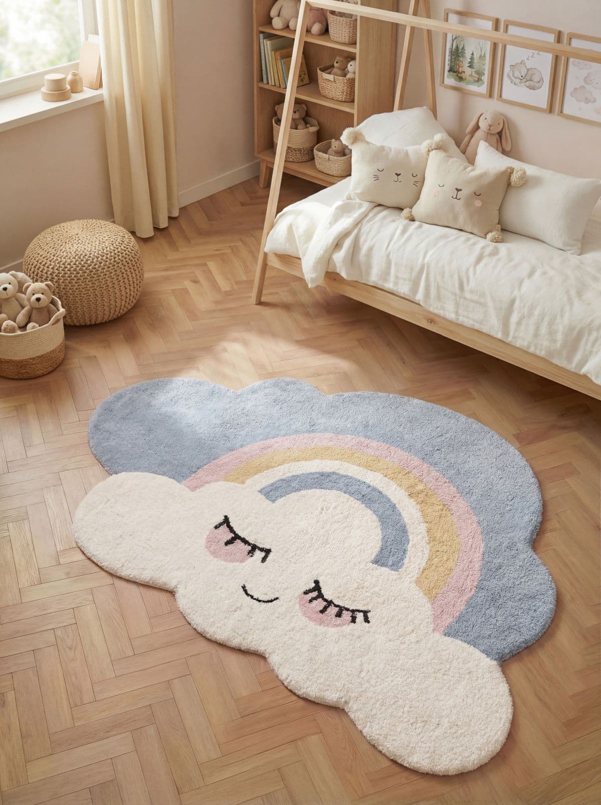 Dětský kusový koberec Hanse Home Snuggle 106447 Cream Multicolor 5
