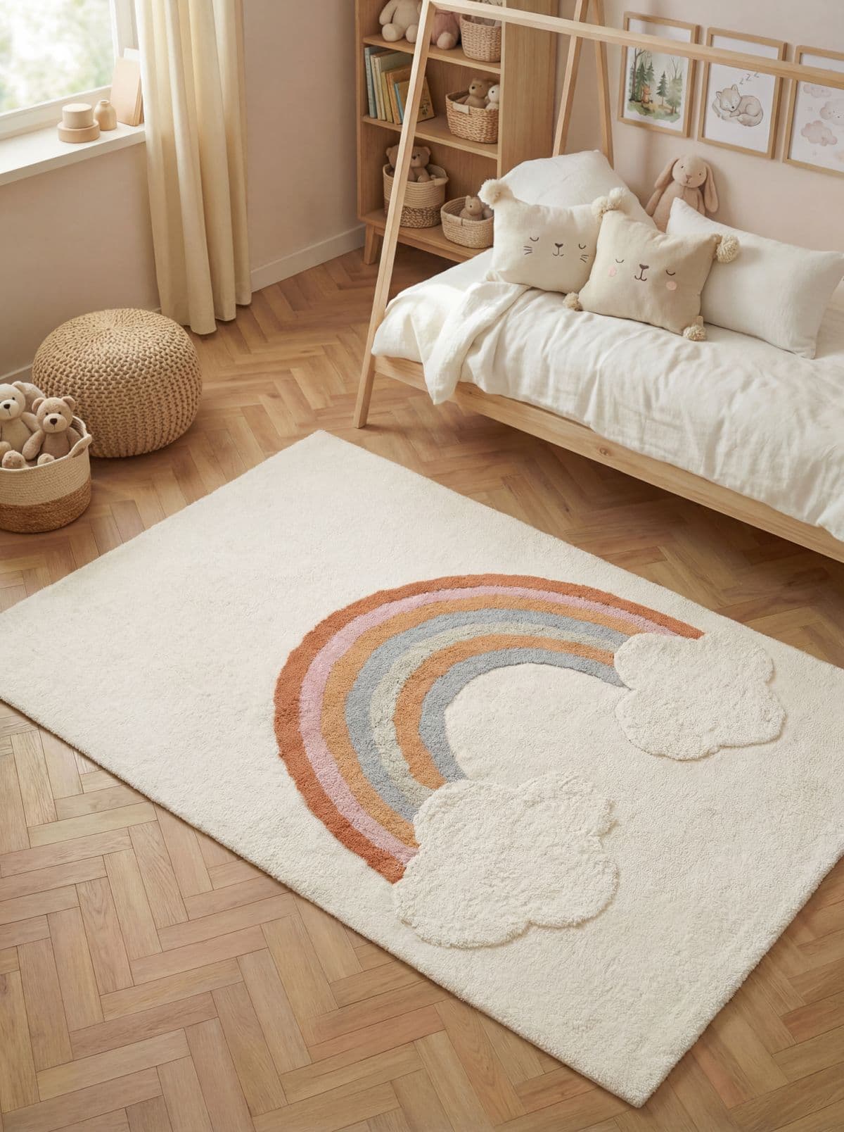 Dětský kusový koberec Hanse Home Snuggle 106451 Cream Multicolor 5