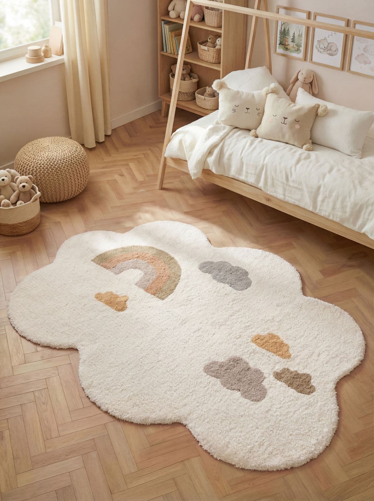Dětský kusový koberec Hanse Home Snuggle 106450 Cream Multicolor 5