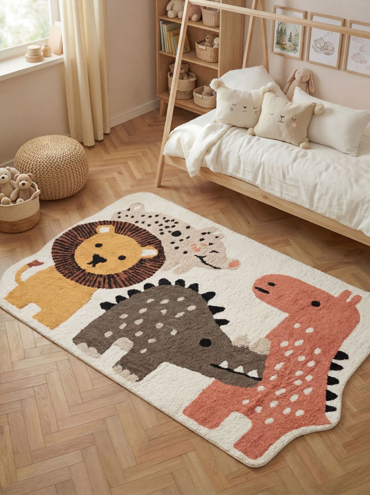 Dětský kusový koberec Hanse Home Snuggle 106464 Cream Multicolor 5