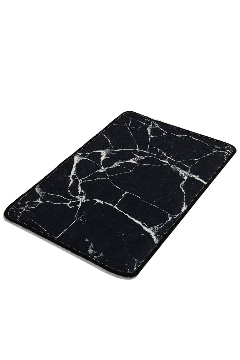 Koupelnová předložka Marble DJT černobílá