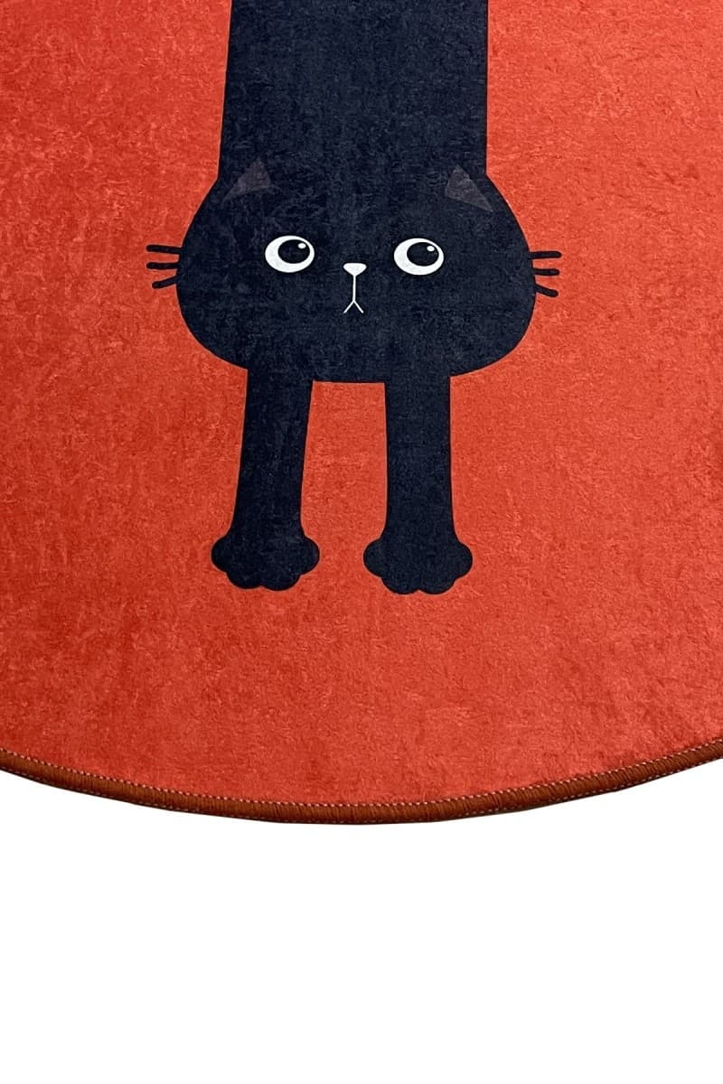 Koupelnový kobereček Kitty červený 3