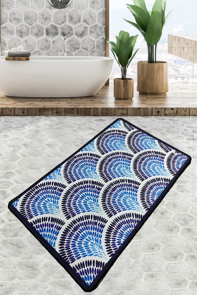 Koupelnový kobereček Blue vícebarevný