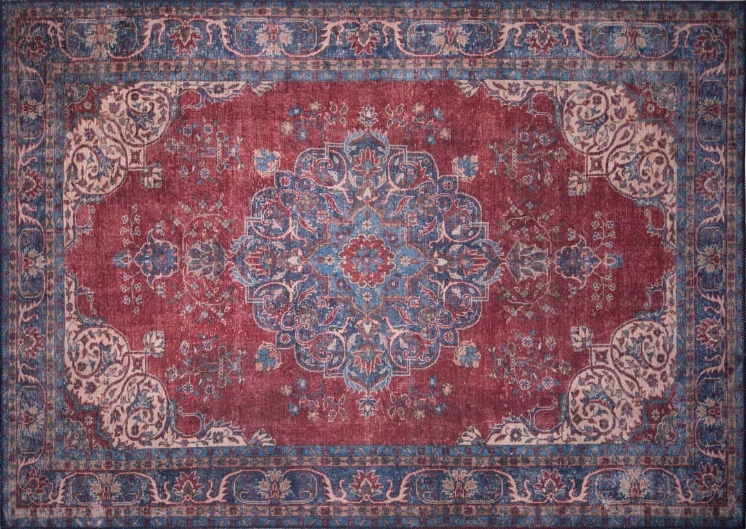 Koberec Blues Chenille X červený/modrý