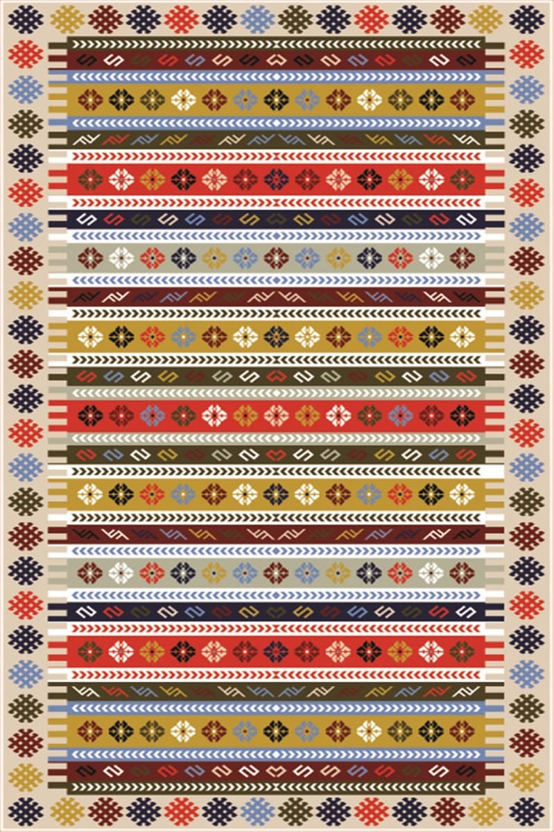 Koberec Aztec vícebarevný