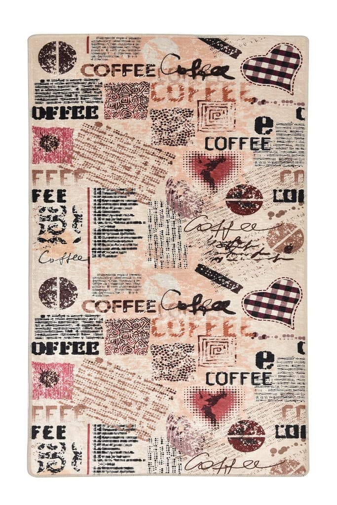 Koberec Coffee béžový/růžový