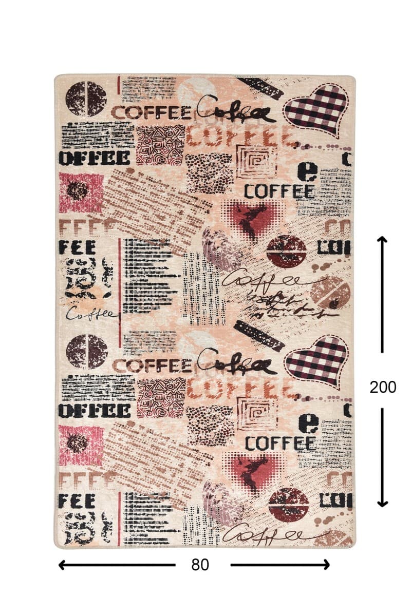 Koberec Coffee béžový/růžový 4