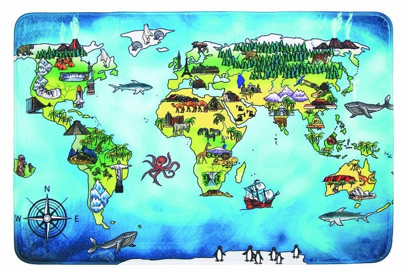 Kusový koberec World Map