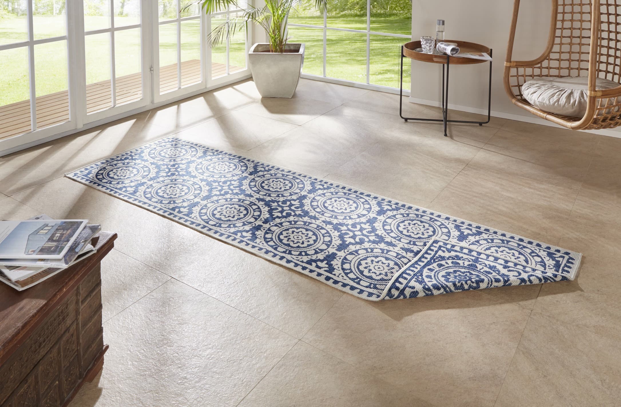 Běhoun Twin Supreme 104130 Blue/Cream 2