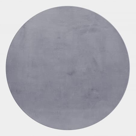 Kusový koberec kruh Pouffy 5100 grey Kruh Ø 120 cm