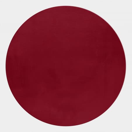 Kusový koberec kruh Pouffy 5100 red Kruh Ø 120 cm