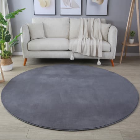 Kusový koberec kruh Sky 5400 grey Kruh Ø 120 cm