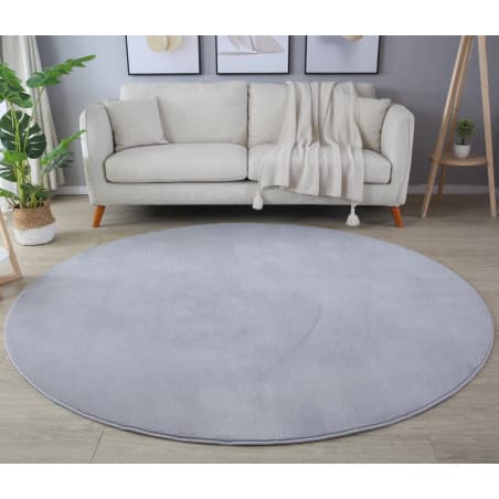 Kusový koberec kruh Sky 5400 silver Kruh Ø 120 cm