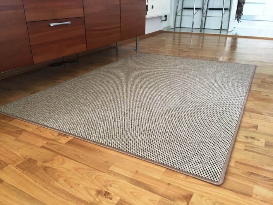 Kusový koberec Nature světle béžová Kruh Ø 100 cm