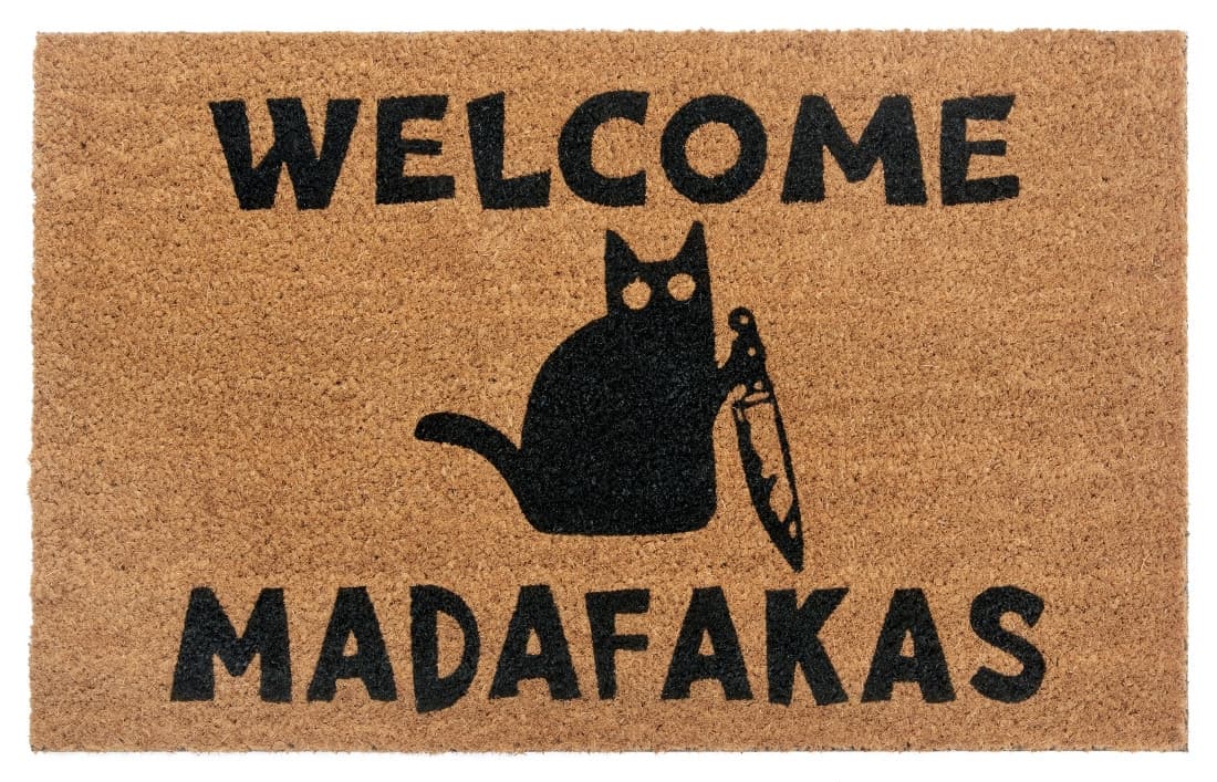 Rohožka Welcome madafakas 105668 - na ven i na doma