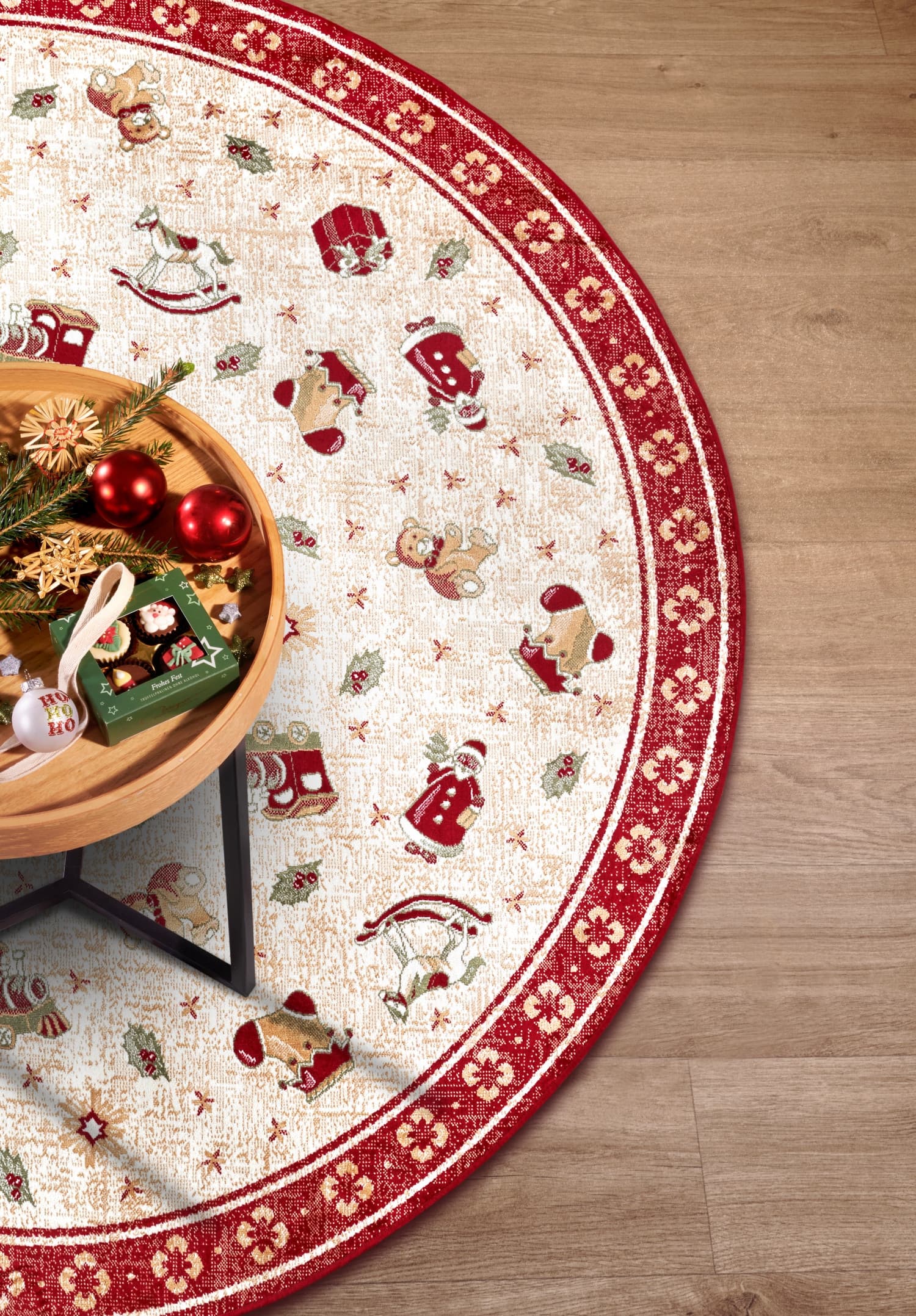 Kusový koberec Villeroy & Boch Toy's delight 106217 Red, Multicolor kruh Kruh Ø 160 cm 5