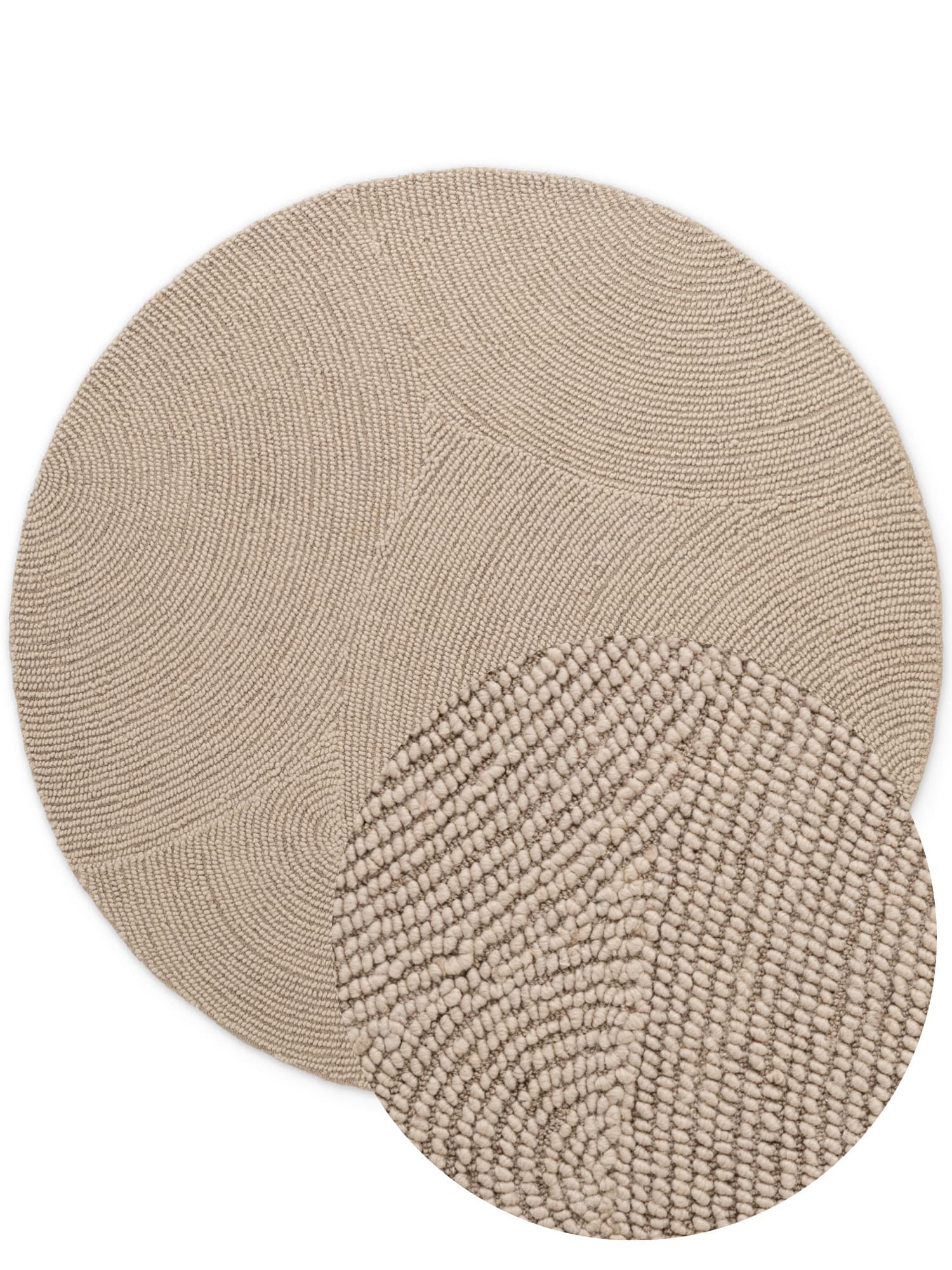 Kusový koberec Eleni Hellbeige kruh Kruh Ø 120 cm